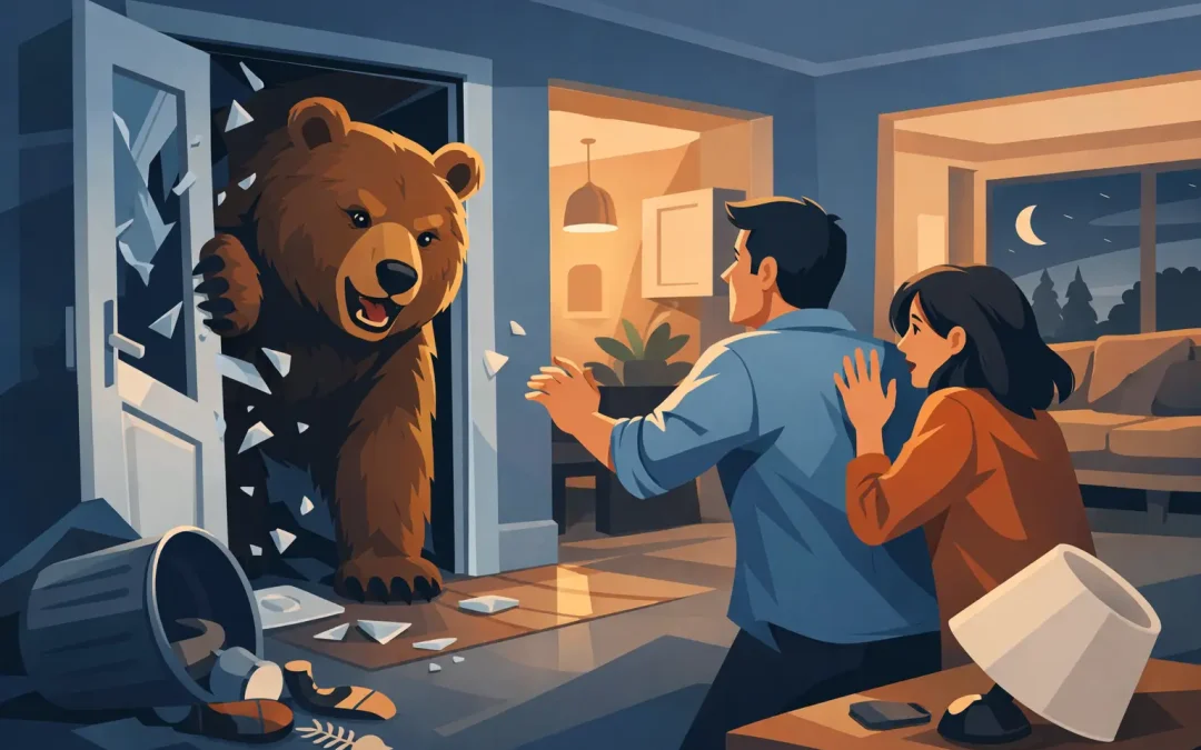 How to Manage a Bear Breaking Into Your Home